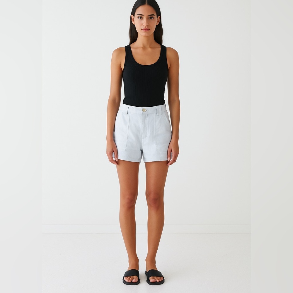 • Rag & Bone • Women’s High Rise Shorts Light Blue
 25